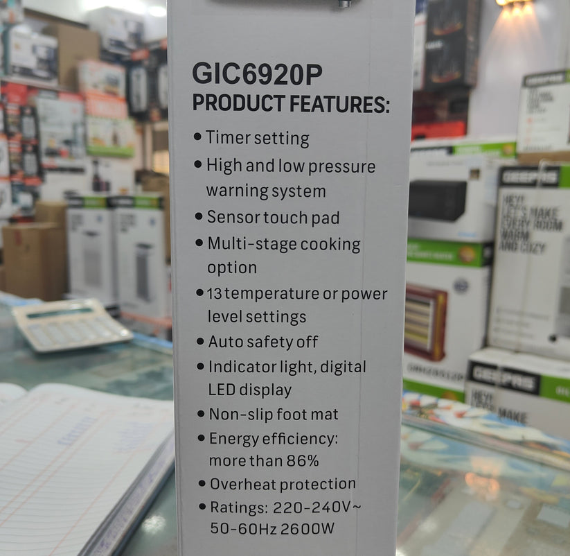 Geepas Digital Infrared Cooker 6920p hot plate