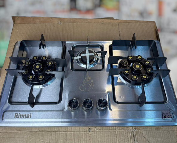 Rinnai 3 burner stainless steel Gas Stove
