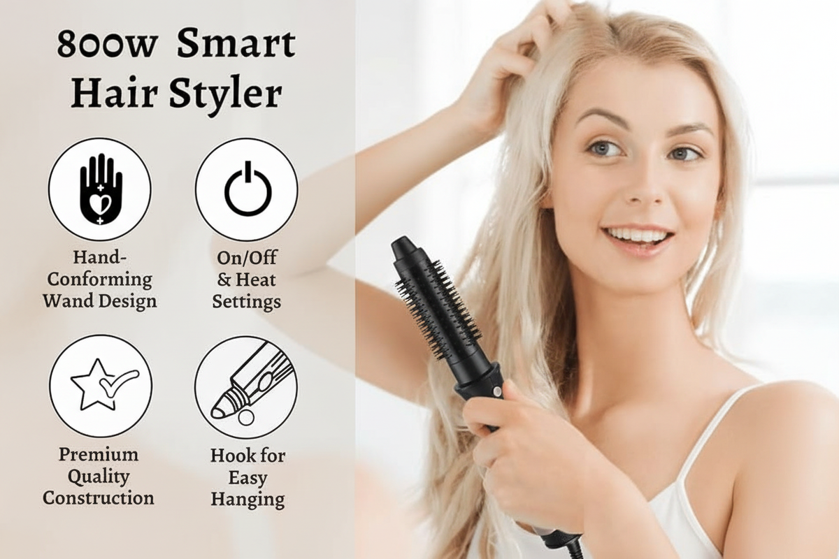 VITEK 2-in-1 Hot Air Styler & Hair Dryer Brush