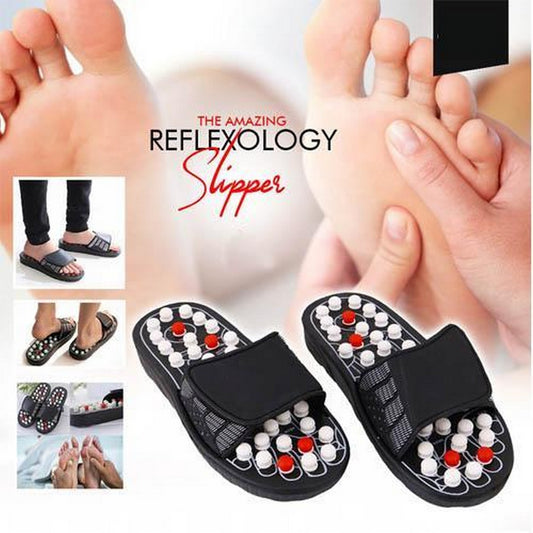 Reflexology Acupressure Foot Massage Slipper ( SIZE ADJUST )
