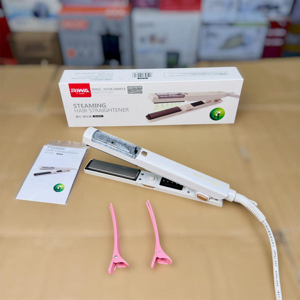 Riwa Steaming Hair Straightener RB-693A (Steam Technology, PTC Heating)