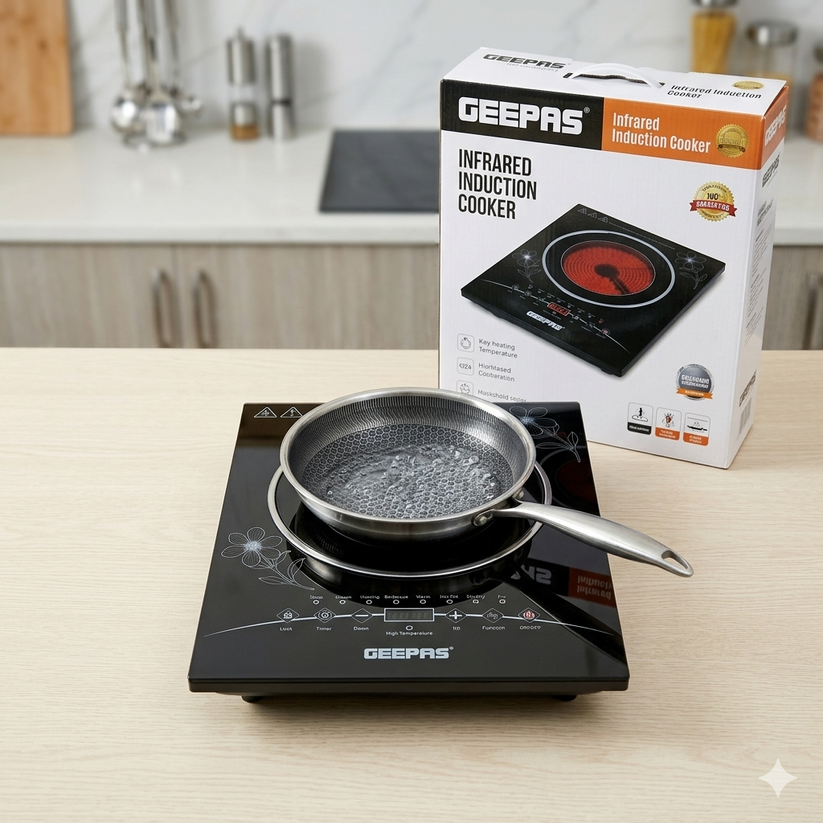 Geepas digital induction cooker gic 33013p