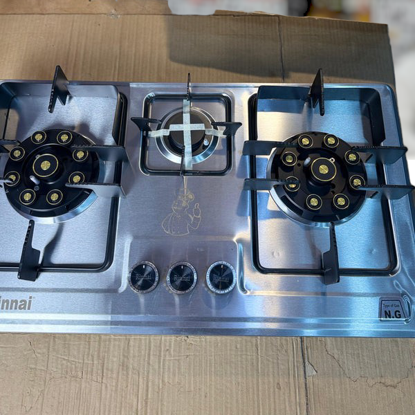 Rinnai 3 burner stainless steel Gas Stove