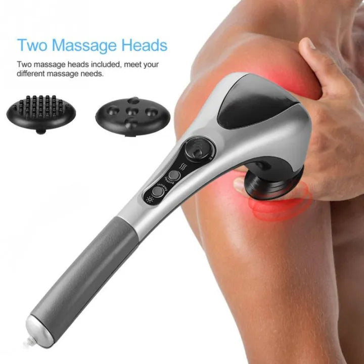 Double Head Heating Massager - Adjustable Heat | Vibration