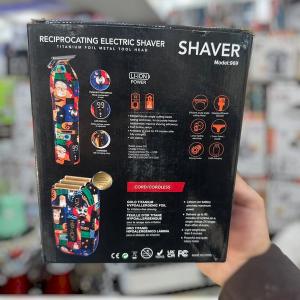 2-in-1 Trimmer & Shaver Model 969 (Acute Angle Blades)