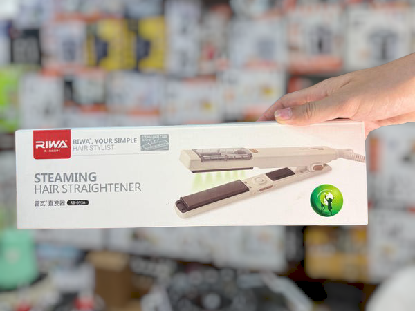 Riwa Steaming Hair Straightener RB-693A (Steam Technology, PTC Heating)