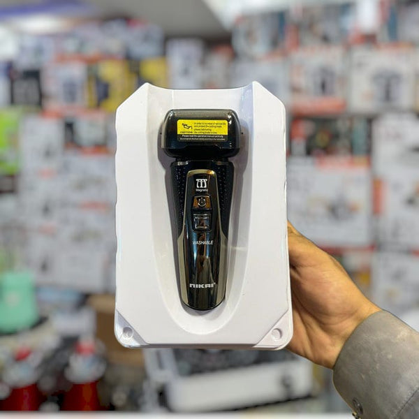 Nikai 3D Washable Shaver NK-7119 (Floating Heads, 3-Hour Battery)