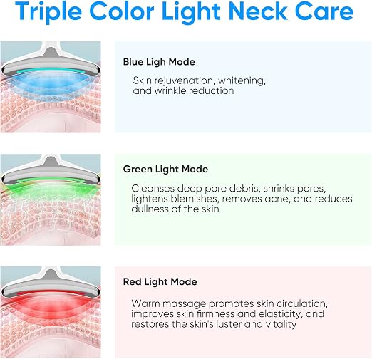 3-in-1 Red Light Therapy Facial Lifting Massager
