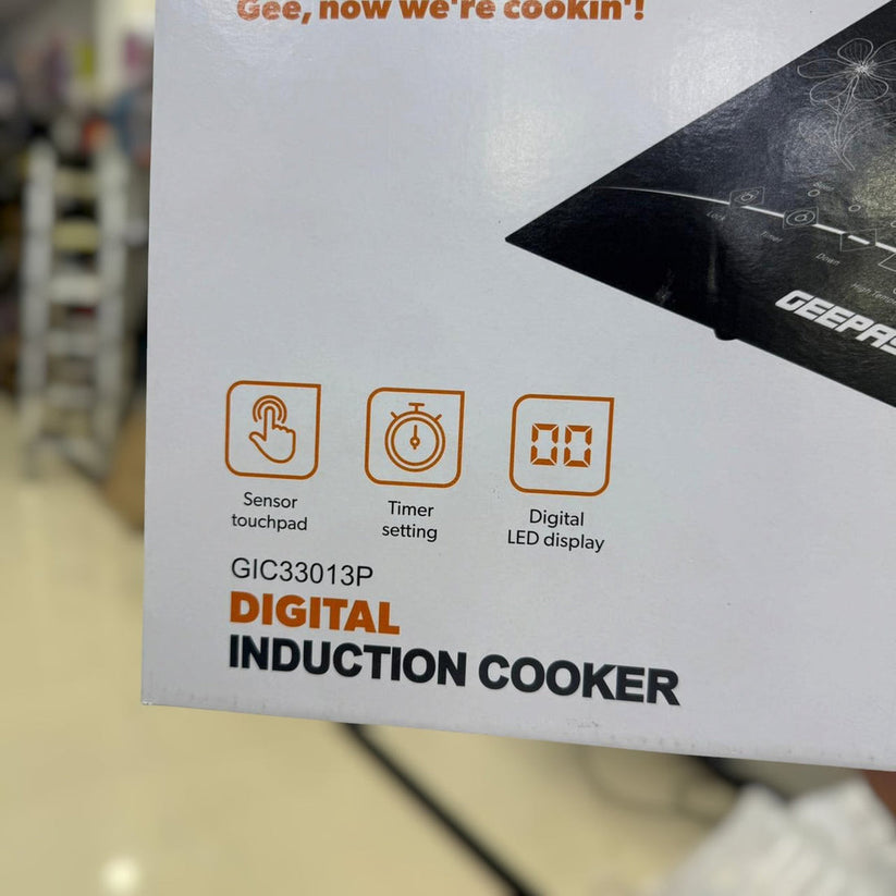 Geepas digital induction cooker gic 33013p