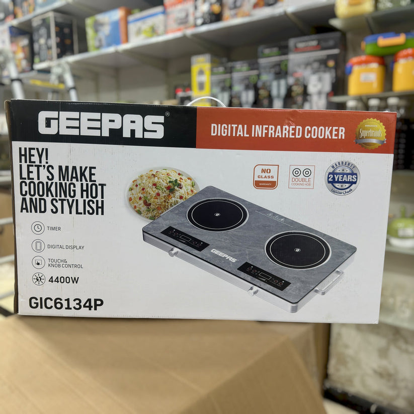 Geepas Double Digital Infrared Hot Plate 6134