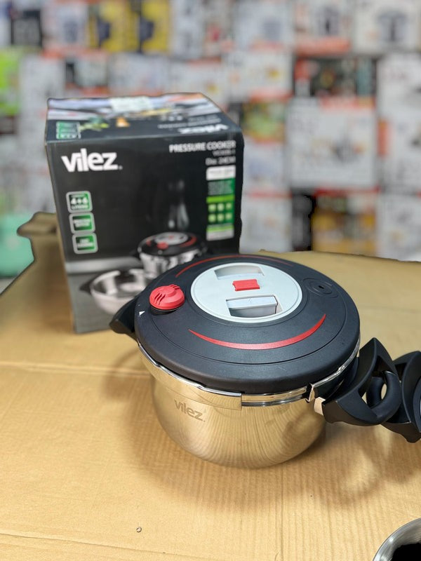 Vilez automatic pressure cooker with steamer 6L &4L