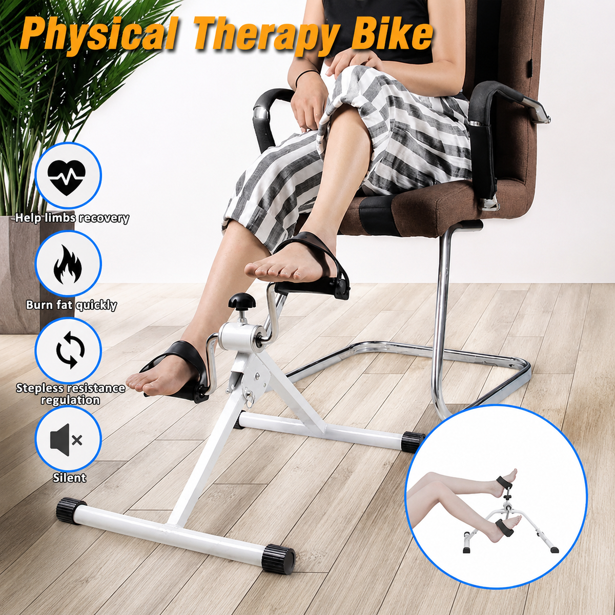 Premium Adjustable Pedal Exercise Cycle