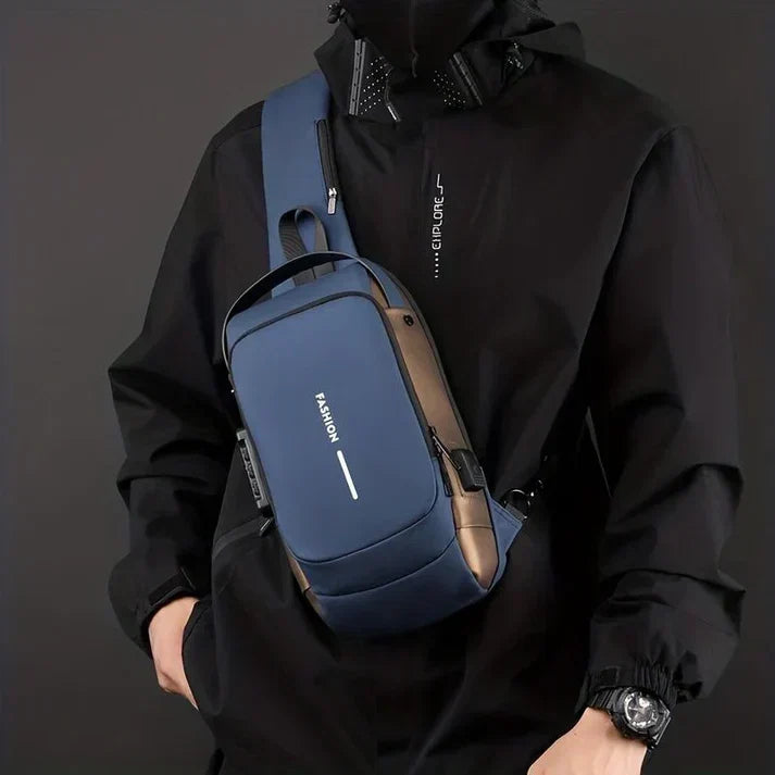 SecureLock Sling Travel Bag – Stylish & Theft-Proof