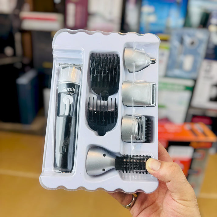 Professional 5 in 1 Multi-functional Waterproof Man's Grooming Kit Hair Clippers