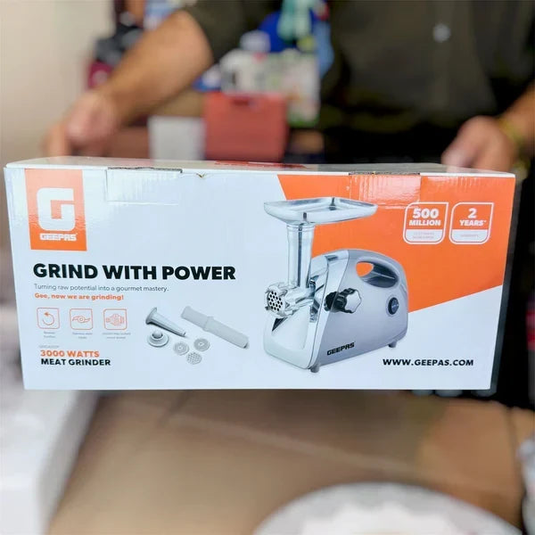 Geepas meat grinder GMG42511P (2 YEAR WARRANTY