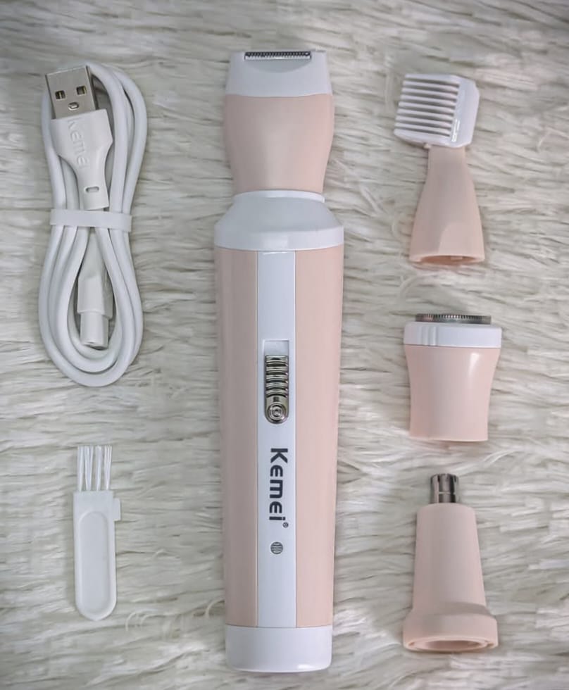 Kemei 4-in-1 Professional Women’s Grooming Kit – Smooth & Painless