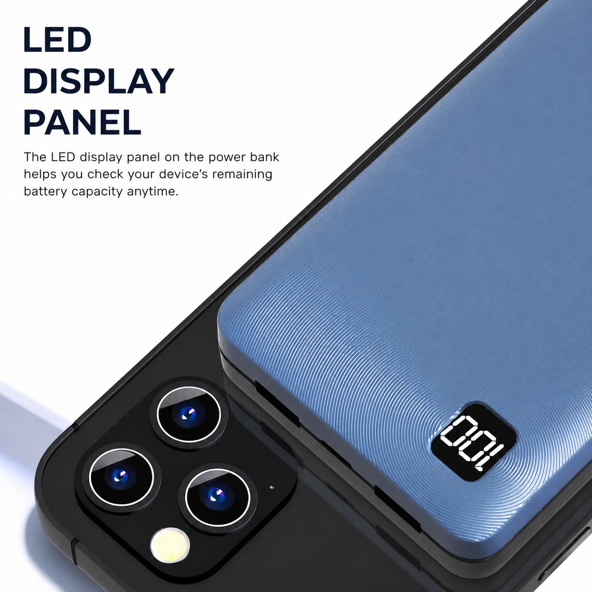 Philips 20000mAh 22.5W USB and Type-C PD Power Bank with Three Output Led Indicator