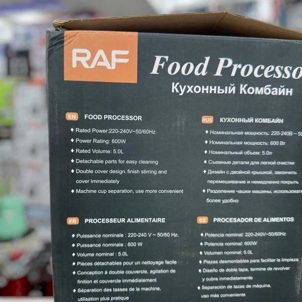 RAF Electric Food Chopper 5-Litre Capacity R.7725