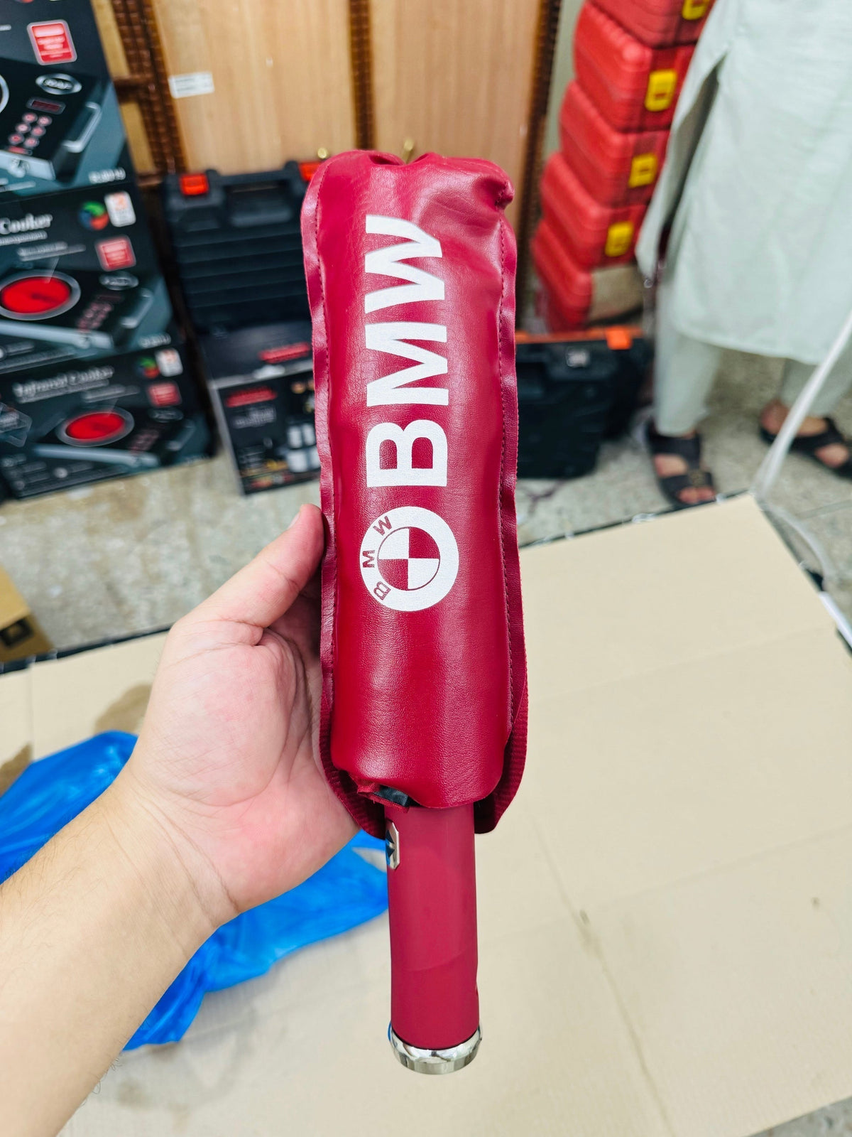 BMW Brand  Smart Auto Folding Umbrella