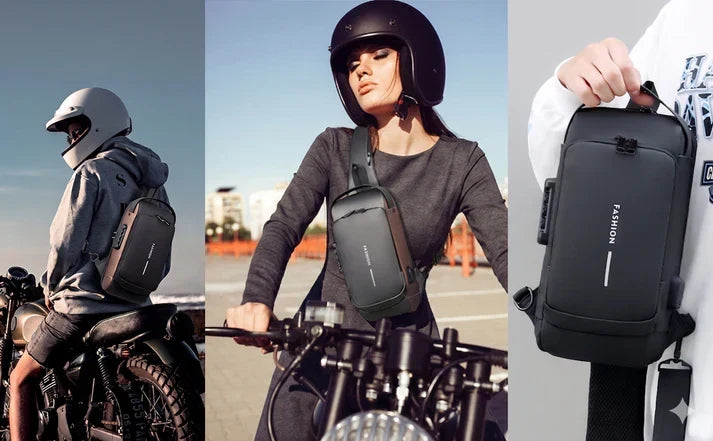 SecureLock Sling Travel Bag – Stylish & Theft-Proof