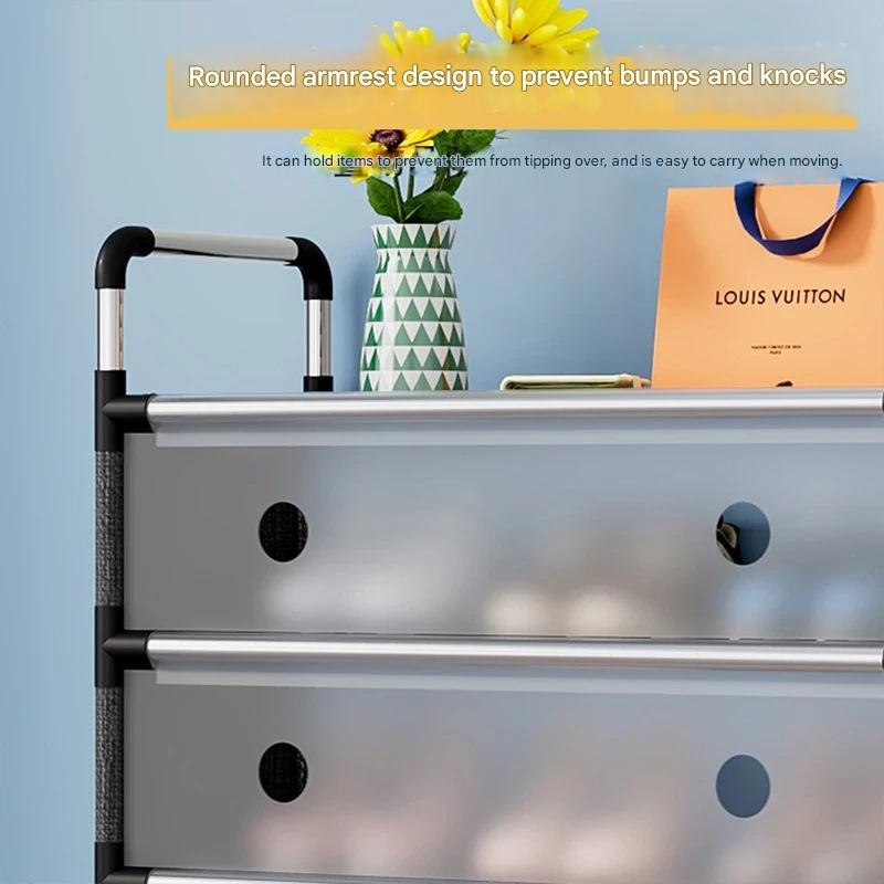 Dust Proof Steel Layer Shoe Rack Organizers