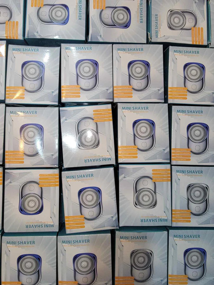 Mini Shaver – Powerful Battery & Steel Blades - Amazon Lot
