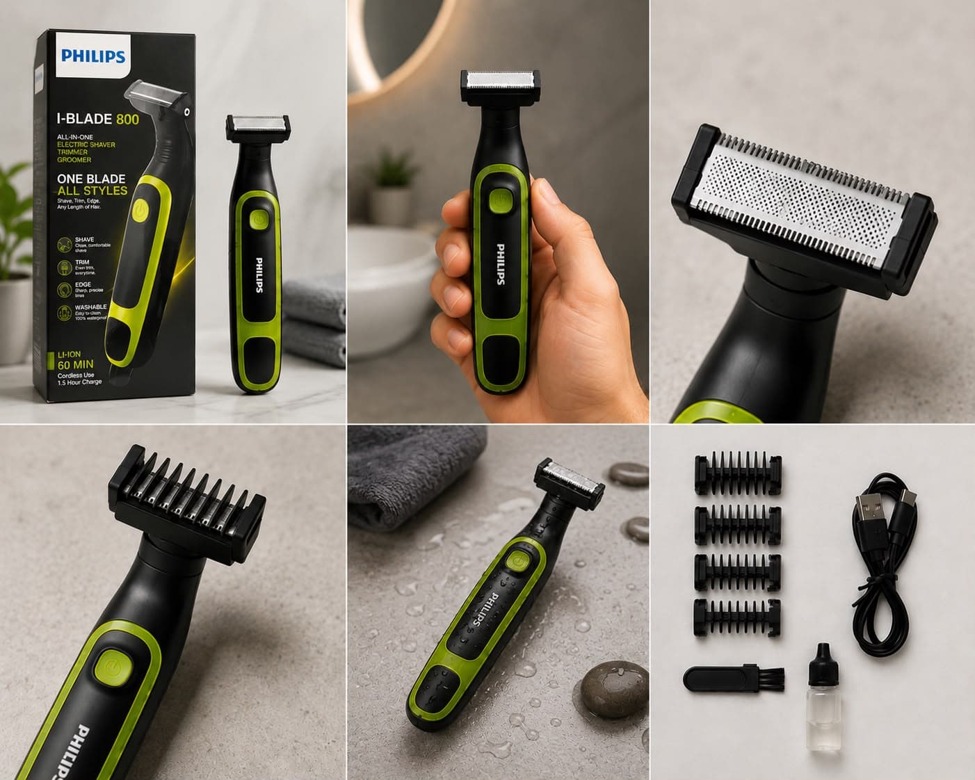 Philips I-Blade 800 grooming kit