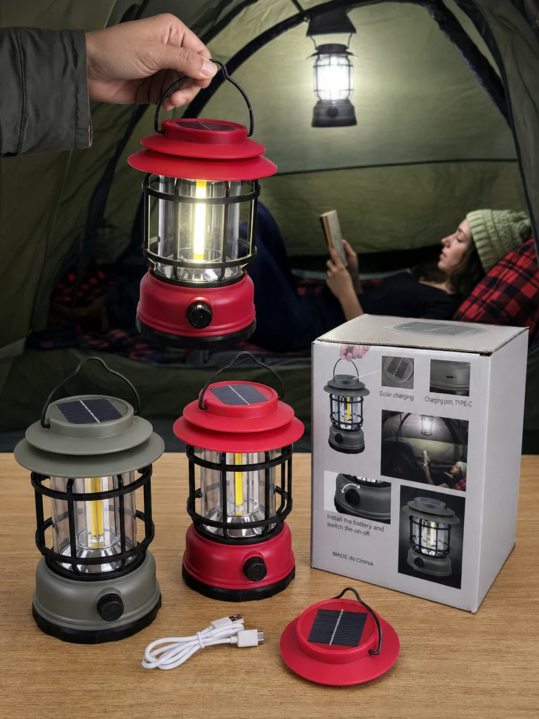 Solar Rechargeable Camping Lamp CL-5800T