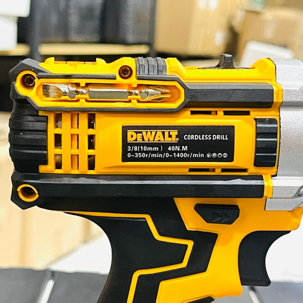 DeWALT Cordless Drill Machine Kit 30 PCS – 48V Dual Battery | Heavy Duty Tool Set in Pakistan (metal chack)